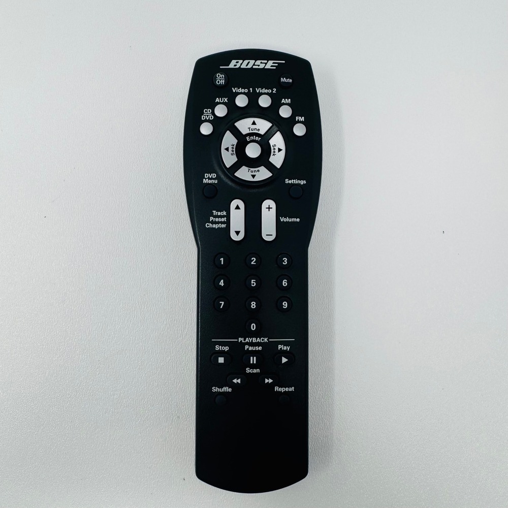 Bose Lifestyle AV28 Media Center Remote Control Black RC28T1-27